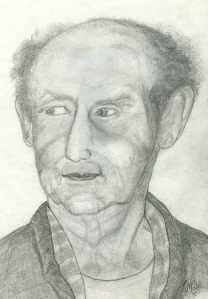 Grandpa Stuart. Art by Lenee Cobb